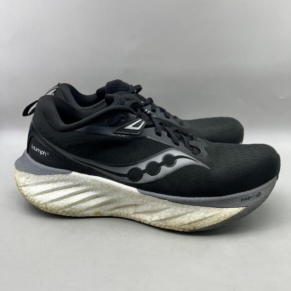 Saucony Shoes - Saucony Triumph 22 Running Shoes Women Size 9.5 Black Mesh Comfort Low Sneakers